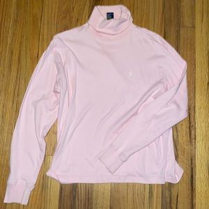 pink- ralph lauren polo sport- turtle neck- long sleeve